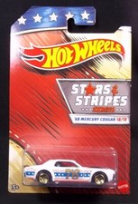 Hot Wheels Stars & Stripes 68 Mercury Cougar diecast 10/10 NEW