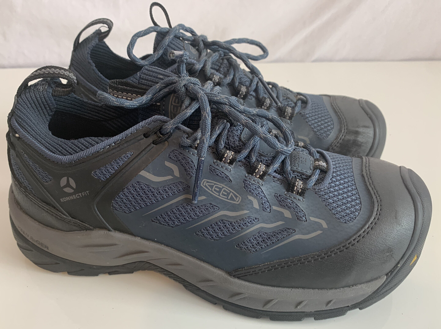 Scarpe da trekking da lavoro Keen Utility blu KonnectFit ReGen punta in carbonio taglia 8M