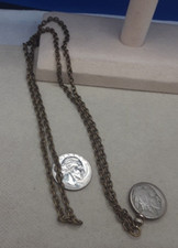 Teardrop Pendant made from Buffalo Nickle 25 in Copper chain A619