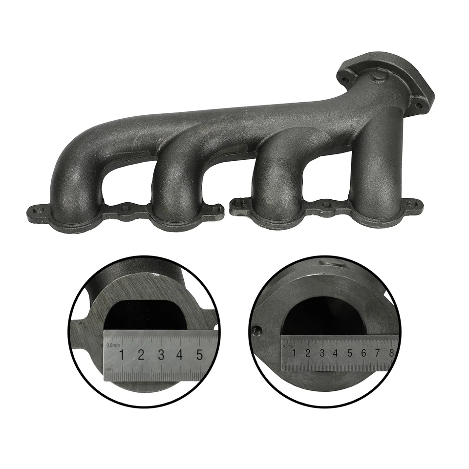 For Chevrolet LS1 LS2 LS3 4.8L 5.3L 6.0L LS Swap Cast Iron Exhaust Manifold - Imagem 2 de 4