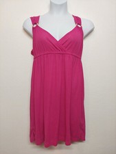 SWIM by Avenue Swimming Suit Cover Up Beach Dress Size 18/20 Plus PINK Magenta
