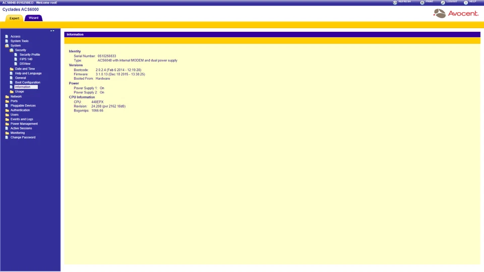 Avocent ACS6048 48-Port Advanced Console Server Dual PSU + Modem ACS6048MDAC-G2 - Image 2 of 4