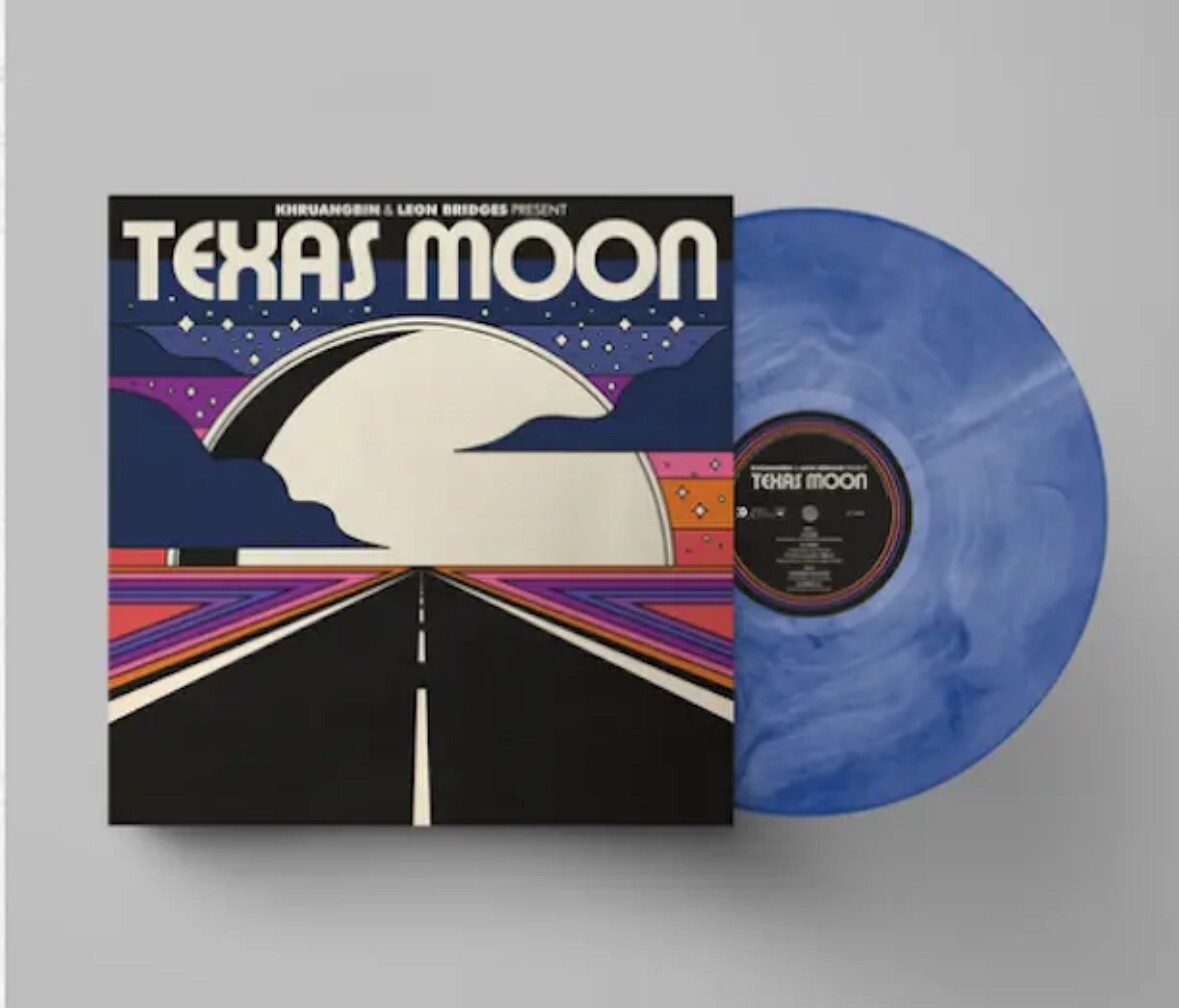 Khruangbin & Leon Bridges Texas Moon Limited Blue Daze Vinyl LP