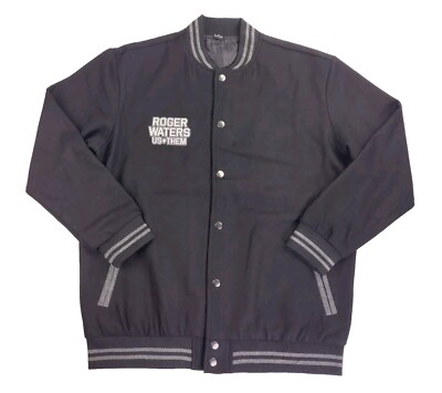 Authentic 2017 Roger Waters Us Them Tour Wool Pigs Varsity Jacket Pink Floyd 2XL