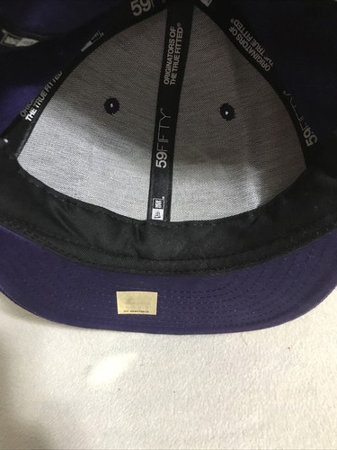 New Era 59fifty Lakers HWC Los Angeles Hardwood Classics NBA Sombrero Ajustado 7 1/2 - Imagen 6 de 7