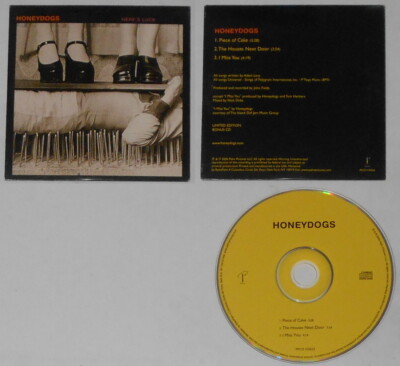 Honeydogs - Here's Luck - U.S. promo cd - card cover