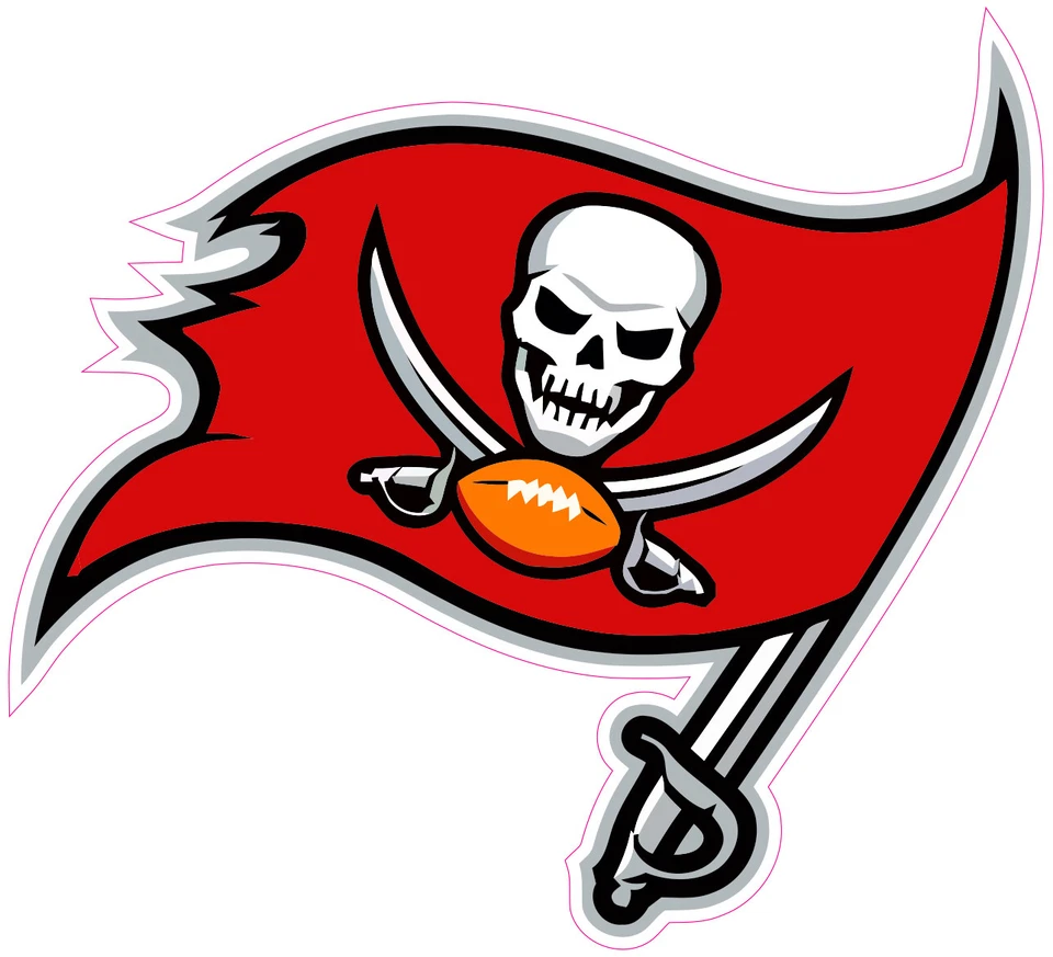 Tampa Bay Buccaneers Football Vinyl Decal Sticker Car Truck Bumper Tumbler Mug