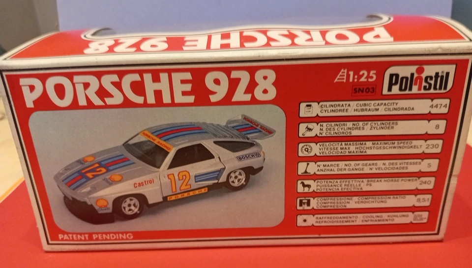 Polistil 1:25 Macchinina Automobilina Porsche 928 Rally - Immagine 2 di 4