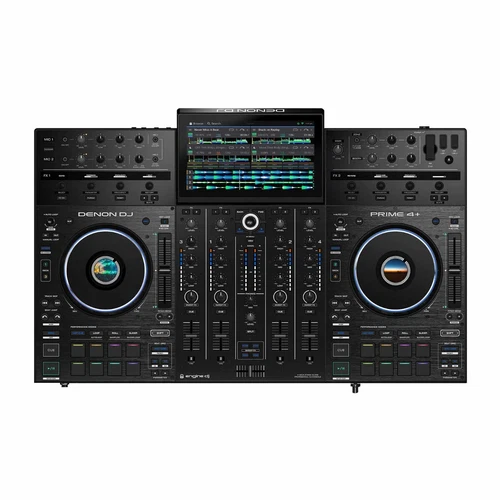 Denon DJ Prime 4+ 4-Deck Standalone Touchscreen DJ Controller System