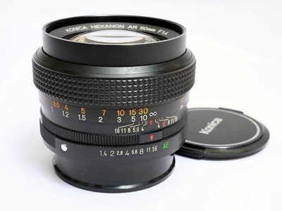 【美品】KONICA HEXANON AR 50mm F1.4 単焦点レンズ## Konica Hexanon AR 50mm F1.4 Standard Prime Lens Full Frame