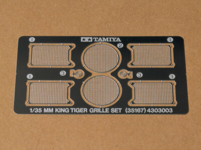 Tamiya 1/35 SCALE GERMAN KING TIGER PHOTO ETCHED GRILLE SET 35167