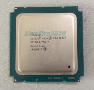 Intel Xeon E5-2697 V2 E5-2697V2 2.7GHz 12 Core 30M LGA2011 CPU Processor SR19H