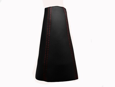 Soufflet De Levier De Vitesse En Cuir Noir Pour Honda Civic Type S MK8 (2005-2011) - Coutures Rouges - 4