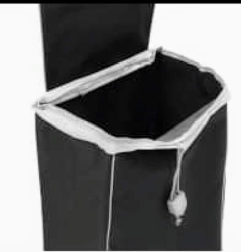 Shopping Cart Trolley Bag Grocery Trolley 70 lb Load Capacity, Black - Picture 3 of 4
