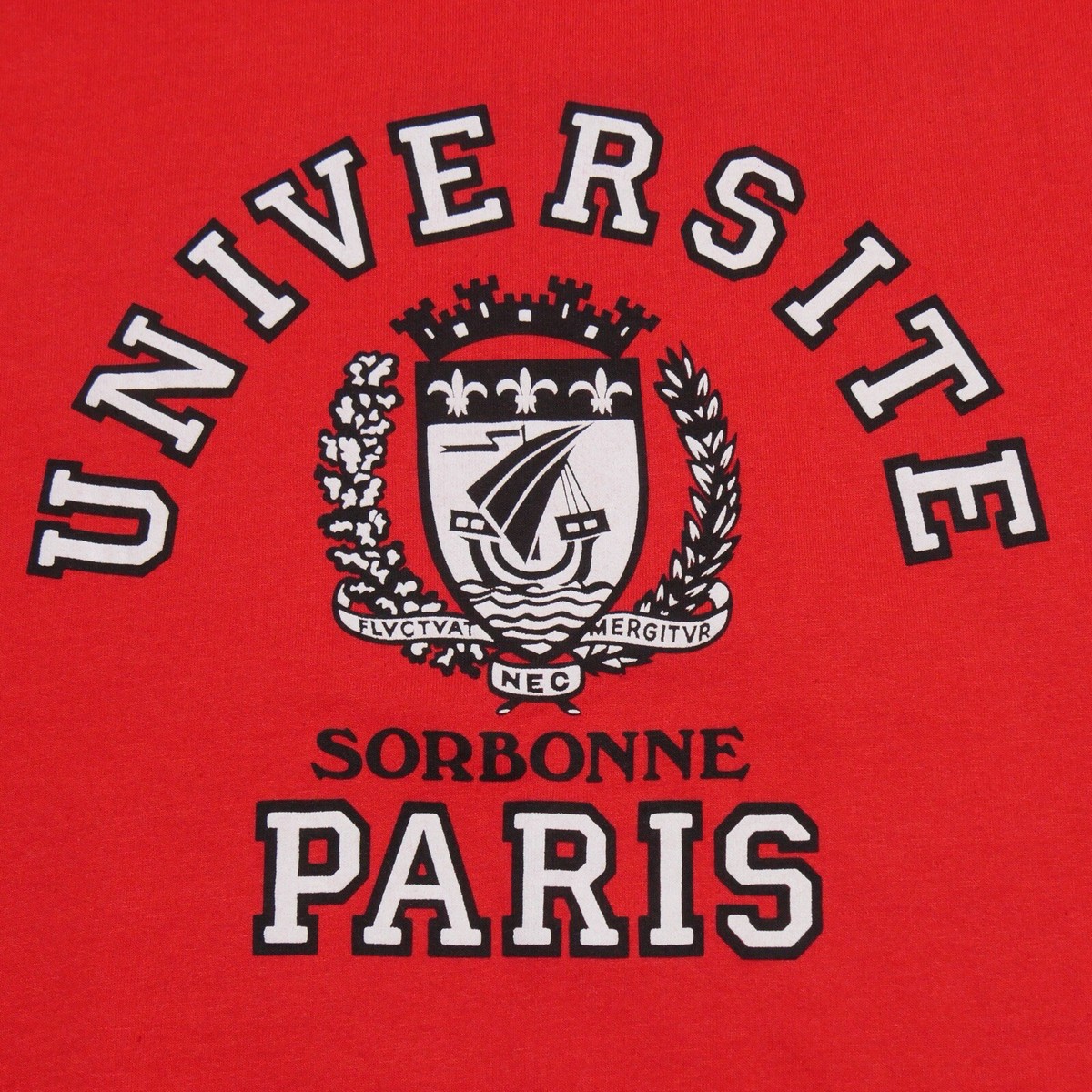 Universite Paris Sorbonne Vintage 80s Sweatshirt Large