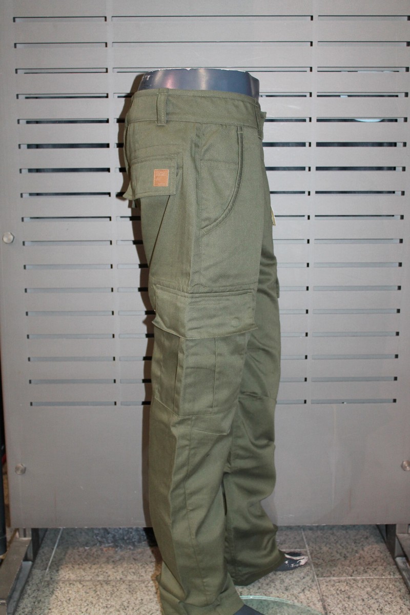Pantalon Cargo Agent Teflon Alpha Industries - Olive Foncé - Taille L32 - Coton/élasthanne - Neuf Avec étiquettes