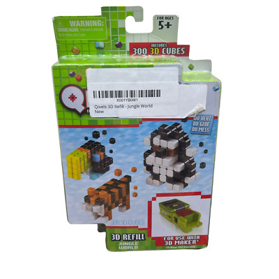 Qixels 3D Refill 'Jungle World' 300 3D Cubes For Use With Qixel Maker ...
