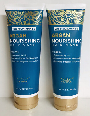 2-Pack Argan Nourishing Hair Mask with Pro-Vitamin B5 8.5 fl oz Each