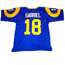 UNSIGNED CUSTOM Stitched Sewn Roman Gabriel Blue Jersey - M to 3XL