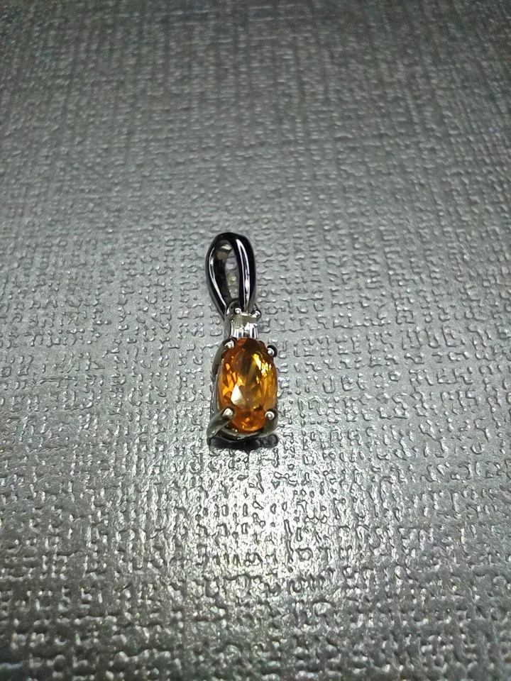 Brincos, anel, pingente de opala e topázio branco Jalisco Fire - Platina 925 - Imagem 2 de 4