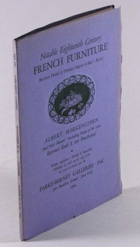 18th C. Antique French Furniture - Morgenstern Collection 1964 Auction Catalog - Foto 2 di 8