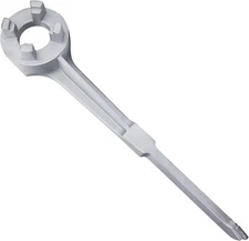 Ullnosoo Bung Wrench 55 Gallon Drum, Drum Wrench Aluminum Barrel Wrench Opener