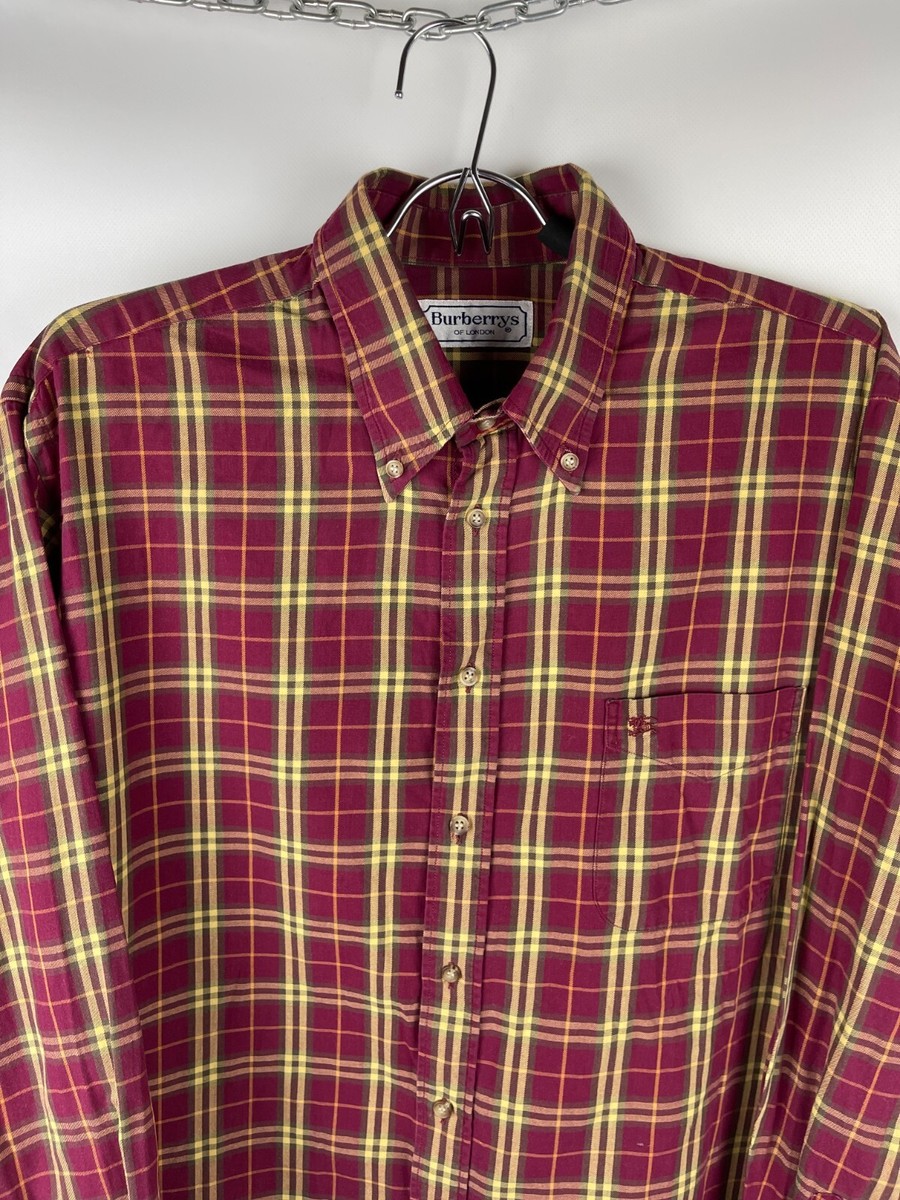 Burberrys of London vintage checkered made in France shirt Burberrys of London vintage checkered made in France shirt