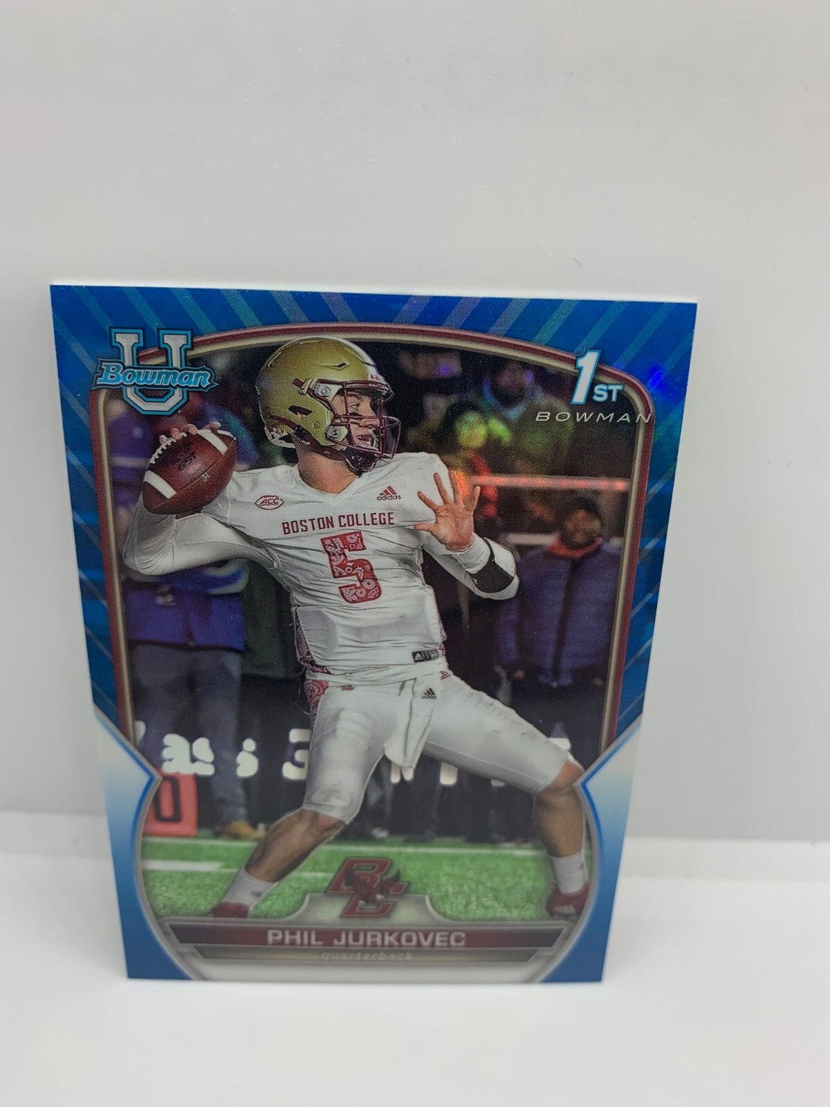 2022 Bowman Chrome University Blue Refractors #35 Phil Jurkovec /199