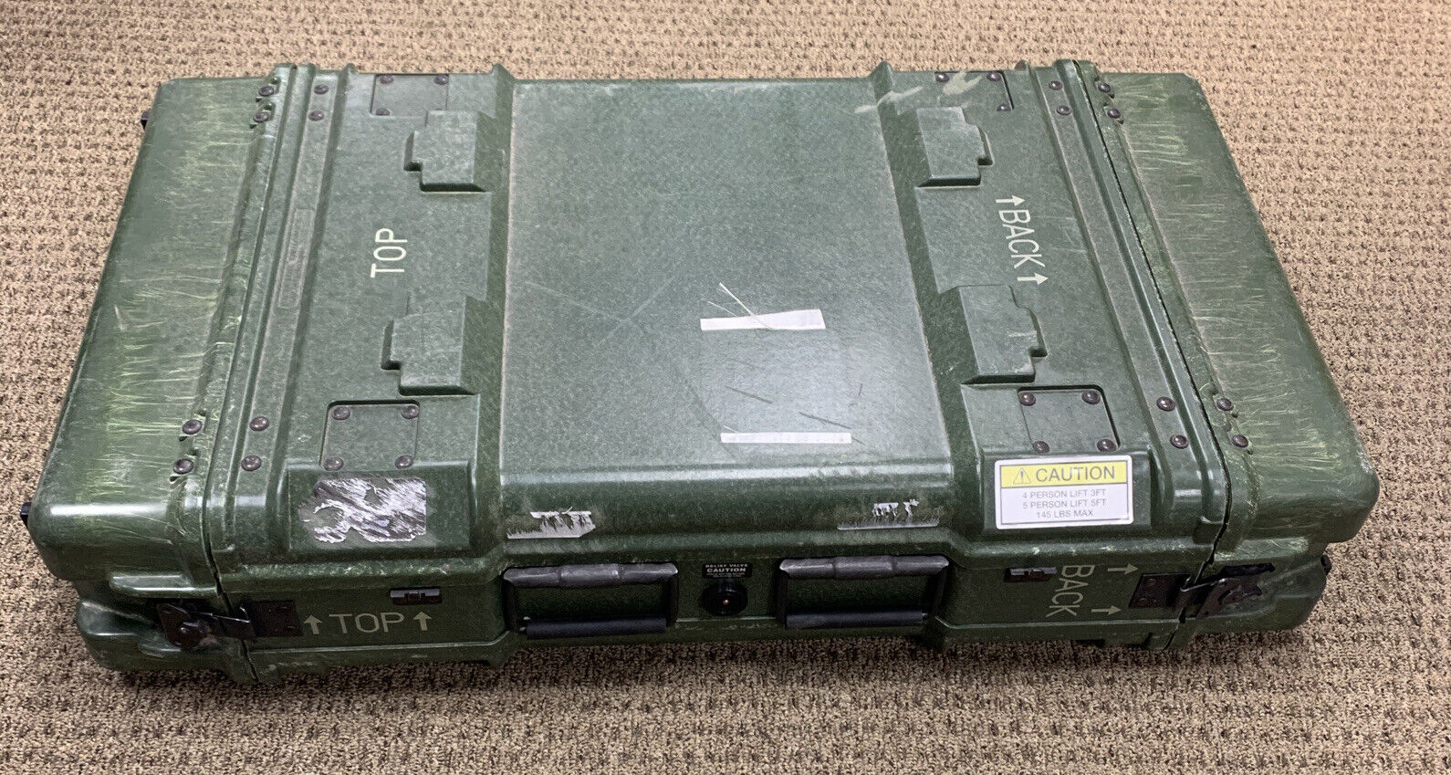 Pelican Hardigg Green Military Heavy Duty Storage Cases 40 x 22 x 10