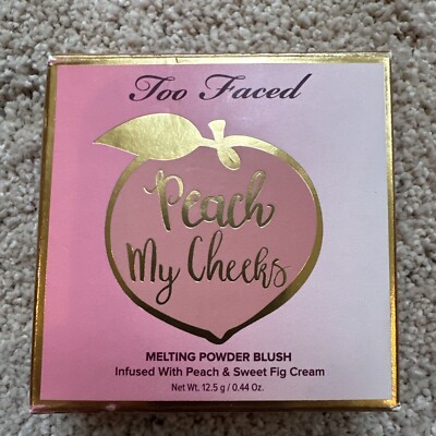 Too Faced Peach My Cheeks Melting Powder Blush PINCH MY PEACH~DISCONTINUED~
