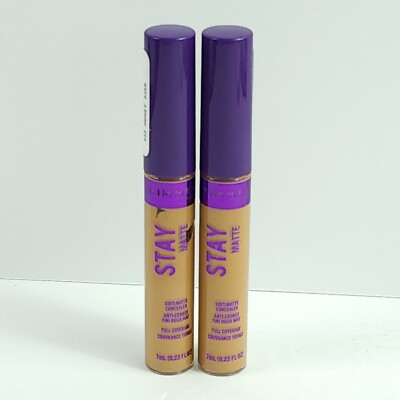 2 RIMMEL LONDON Stay Matte Full Coverage Liquid Dark Circle Concealer #432 HONEY