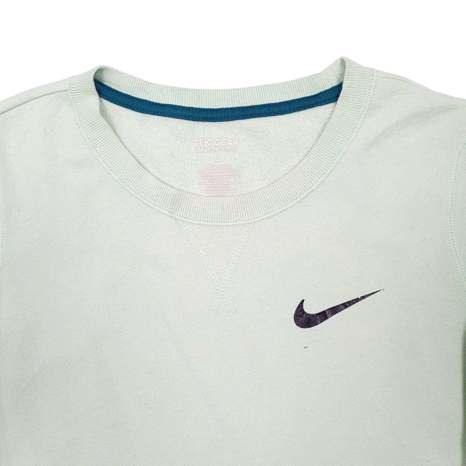 NIKE Crewneck Tek Gear Fleece Jumper Womens L image 2