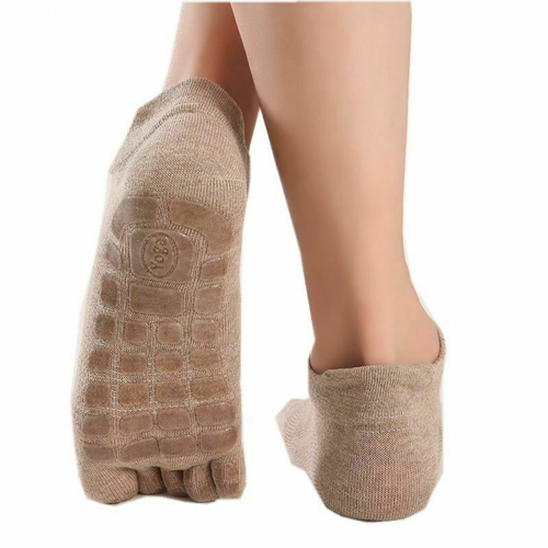 Men Five Fingers Socks Winter Warm Non Slip Grip Fitness Toe Socks Sport Yoga - Picture 11 of 16
