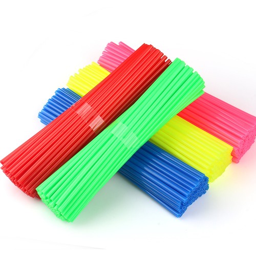 Cubiertas protectoras de llanta de rueda 144 piezas para protección de radios de motocicleta - Imagen 7 de 13