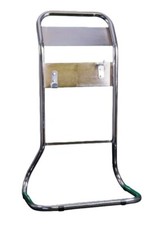 Double Chrome Fire Extinguisher Stand Strong Tubular Metal With Brackets