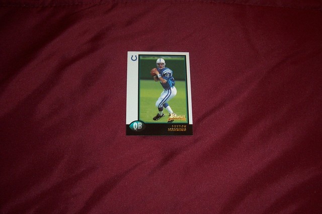 1998 Bowman Peyton Manning #1 rookie Card