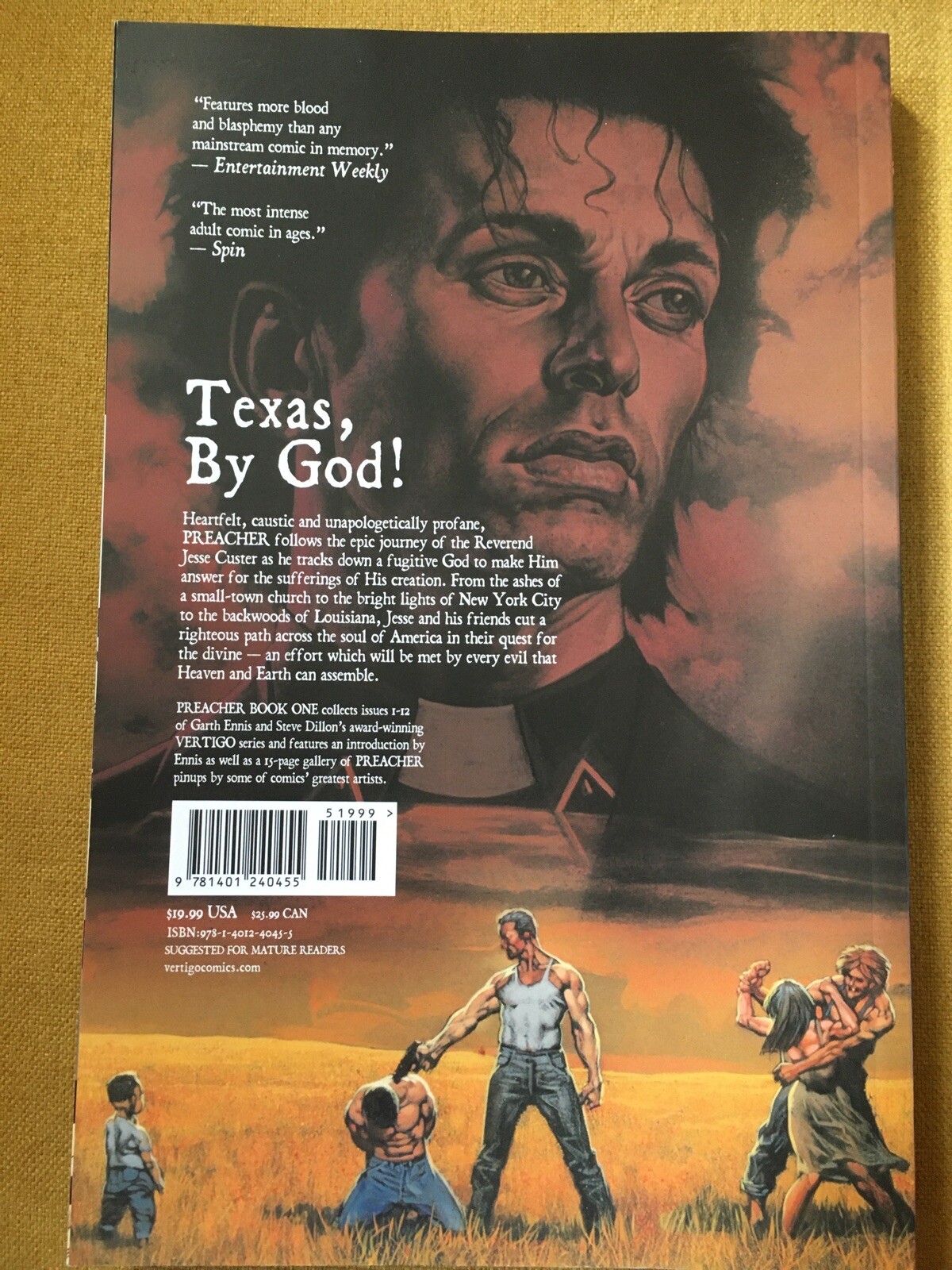 Preacher Book One by Garth Ennis Graphic Novel