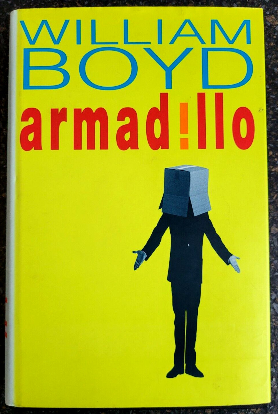 Armadillo by William Boyd 1st Edition 1st Impression Hardback