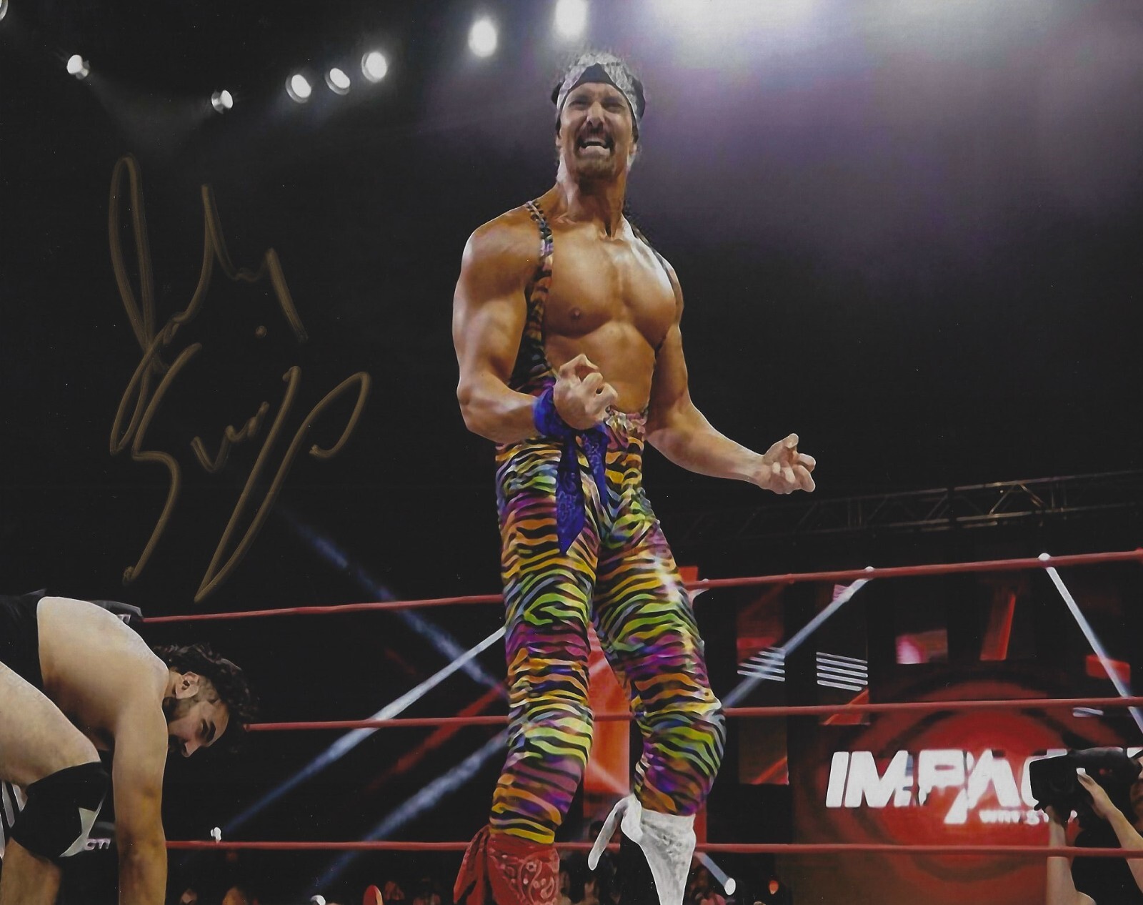 Johnny Swinger Signed Autographed 8x10 Photo - Impact WWE ECW Wrestling - w/COA