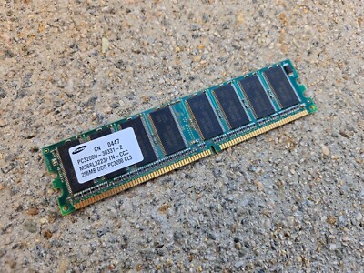 🥇 Samsung 256 MB DIMM 400 MHz DDR SDRAM Desktop Memory RAM M368L3223FTN ...