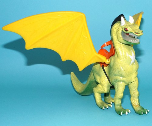 BLACKSTAR WARLOCK DRAGON HORSE OF ZAGAR 100% COMPLETE 1983 GALOOB - Picture 3 of 12