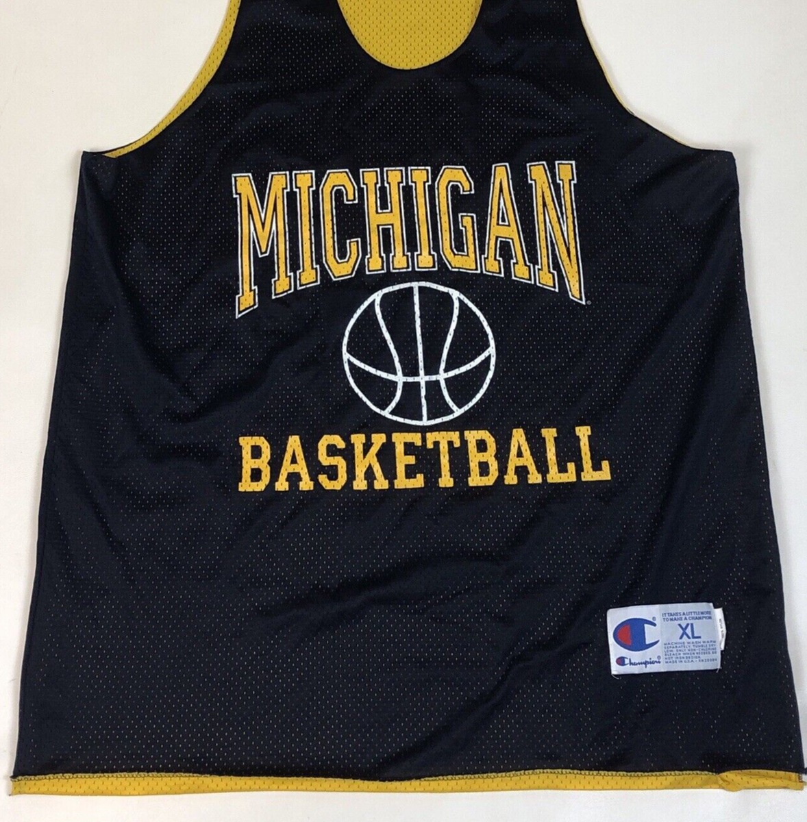 Champion Michigan ミシガン バスケットボールジャージ　NBA Vintage University Michigan Basketball Champion Reversible