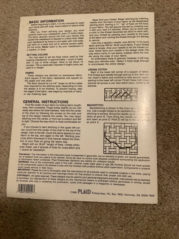 1990 Nintendo Skateboard Super Star Mario and Princess Toadstool Cross Stitch - Image 2 of 4