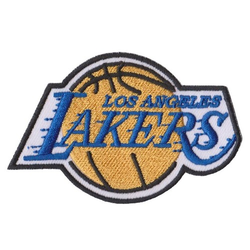 10 pcs Los Angeles Lakers Basketball Logo Size 3.2" x 2.2" Sew Iron On Patch DIY - Picture 2 of 11
