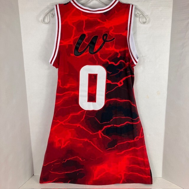 FILA Abito in jersey canotta Headgear Classics Death Row Records 87 S rosso cucito us intime ottimeioni