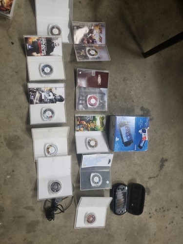 Psp Street With Box, X10 Games, Charger And Case - Picture 9 of 14