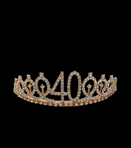 40 Happy Birthday Crown Tiara Adult Birthday.