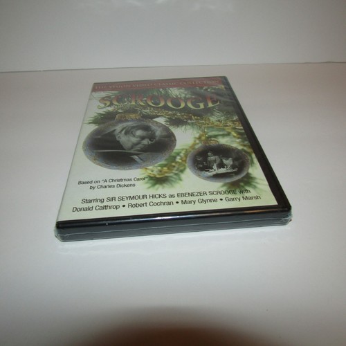 Scrooge DVD Brand New and Sealed Sir Seymour Hicks Vision Video Classic - Picture 5 of 6