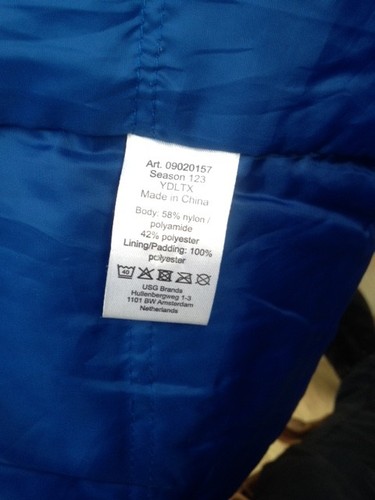 Elesse mens designer parka with fur hood size large super trendy great Parker - Picture 8 of 8