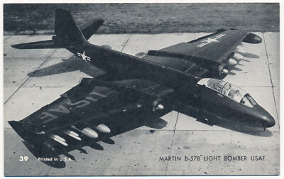 Martin B-57B Light Bomber, USAF  - Penny Arcade Trade Card